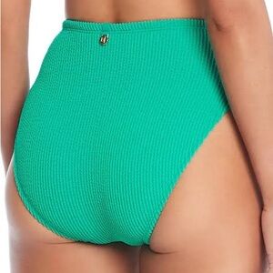 NWT Bleu Rod Beattie Women's Laguna High-Waist Bikini Bottom Swimwear Size: 10